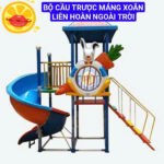 BỘ CẦU TRƯỢT MÁNG XOẮN LIÊN HOÀN NGOÀI TRỜI