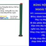 BẢNG NỘI QUY NGOÀI TRỜI