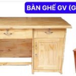 BÀN GHẾ GV (GỖ)