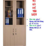 TỦ HỒ SƠ GỖ 2 KHOANG