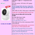 Camera quay quét trong nhà EZVIZ CS-H6C G1 3K (5MP)
