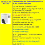 Camera WiFi quay quét ngoài trời EZVIZ CS-H8C 2K 3MP Pro