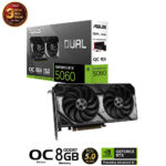 CARD VGA ASUS Dual RTX 5060 8GB GDDR7 OC (DUAL-RTX5060-O8G)
