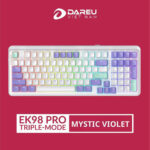 Bàn phím cơ DareU EK98 Pro Triple Mode Mystic Violet DareU Dream switch