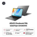 Laptop Asus Vivobook S16 S3607QA-SH040WS (Snapdragon X X1 26 100 | 16GB | 512GB | Qualcomm Adreno | 16 inch WUXGA 60Hz | Win 11 | Office | Xám)
