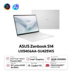 Laptop ASUS Zenbook S 14 UX5406AA-SU425WS (Intel Core Ultra 9 Processor 386H | 14 inch 3K OLED | 32GB | 1TB | Win 11 | Office)