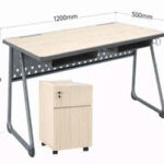 Bàn giáo viên kèm hộc tủ di động