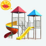 Bộ Cầu Trượt Cho Hồ Bơi Cho Bé 2 Khối Băng Inox 304