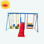 Cầu Trượt Xích Đu Đa Năng 2 Dạng Đồ Chơi Ngoài Trời