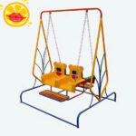 Xích Đu Ghế Gấu Cho Bé Mầm Non 4 Chỗ Ngồi