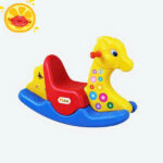 Bập Bênh Hình Hươu Cao Cổ Cho Bé Nhựa