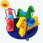 Đu Quay Cho Bé 3 Con Ngựa Nằm