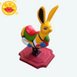 Thú Nhún Cho Bé Hình Con Thỏ Bằng Nhựa Composite