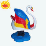Thú Nhún Lò Xo Con Thiên Nga nhựa Composite
