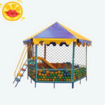 Nhà Banh Lục Giác Không Mặt Nạ Thỏ Có Mái Che Simili