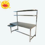 Bàn Gia Vị 2 Tầng Inox Cho Nhà Bếp Trường Mầm Non