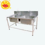 Bồn Rửa Thực Phẩm 2 Ngăn Inox