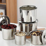 THỐ INOX TRÒN CÓ NẮP ĐẬY