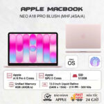 Laptop Apple MacBook Neo 13 inch A18 Pro Blush 6CPU/5GPU/8GB/512GB SSD Touch ID - MHFJ4SA/A